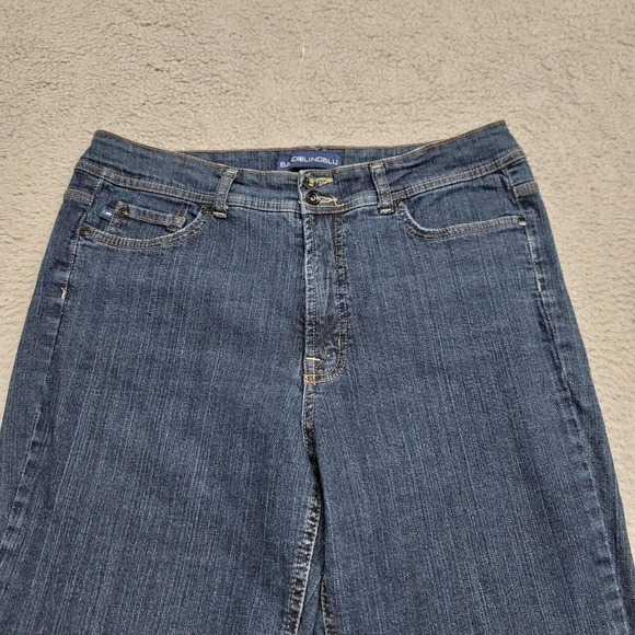 BandolinoBlu Jeans Womens 14 Blue Denim Straight Casual Pockets High Rise Flat - Picture 2 of 12